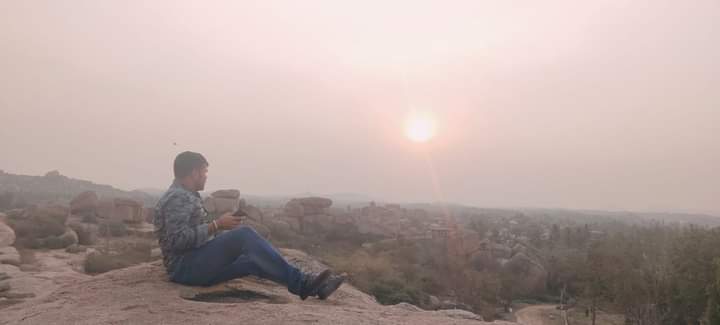 ravi d channannavar visited hampi