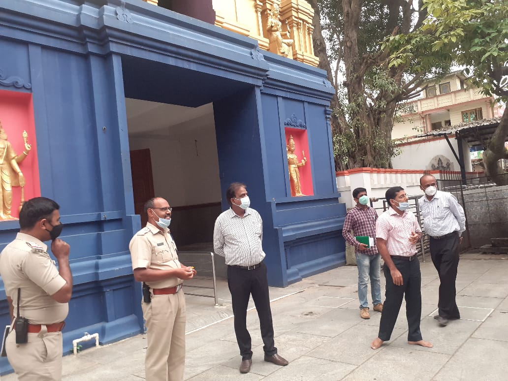 Officers team visit to Hasanamba Temple