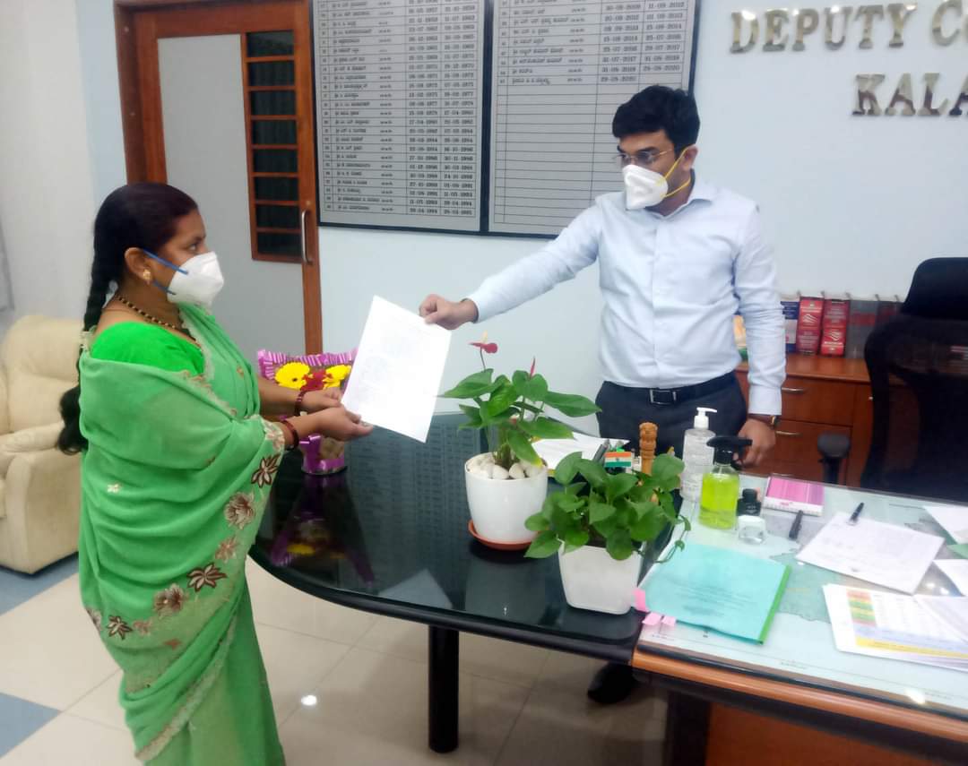 kalaburagi-district-collector-gives-appointment-order-to-window