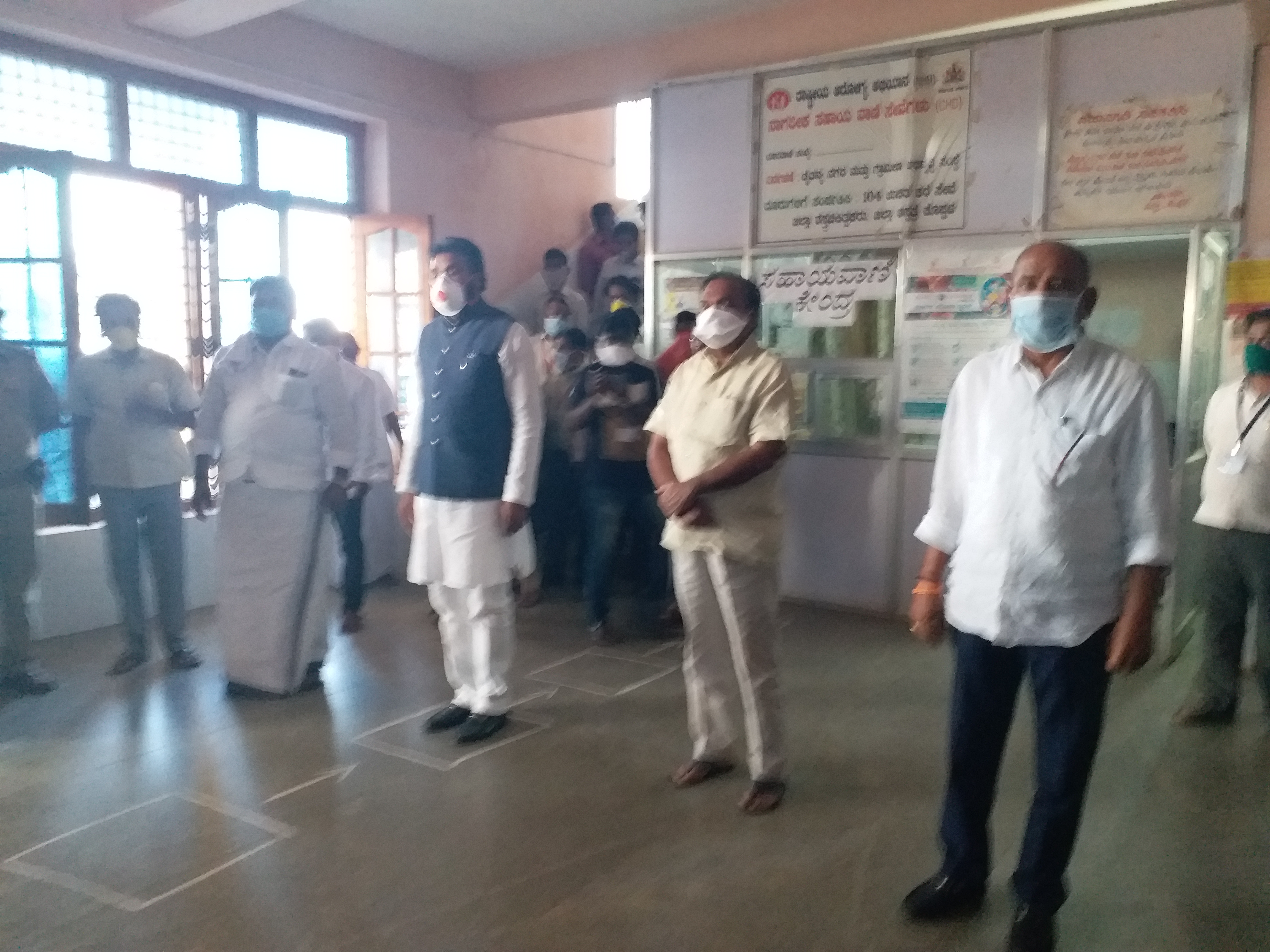 minister visit to district hospital