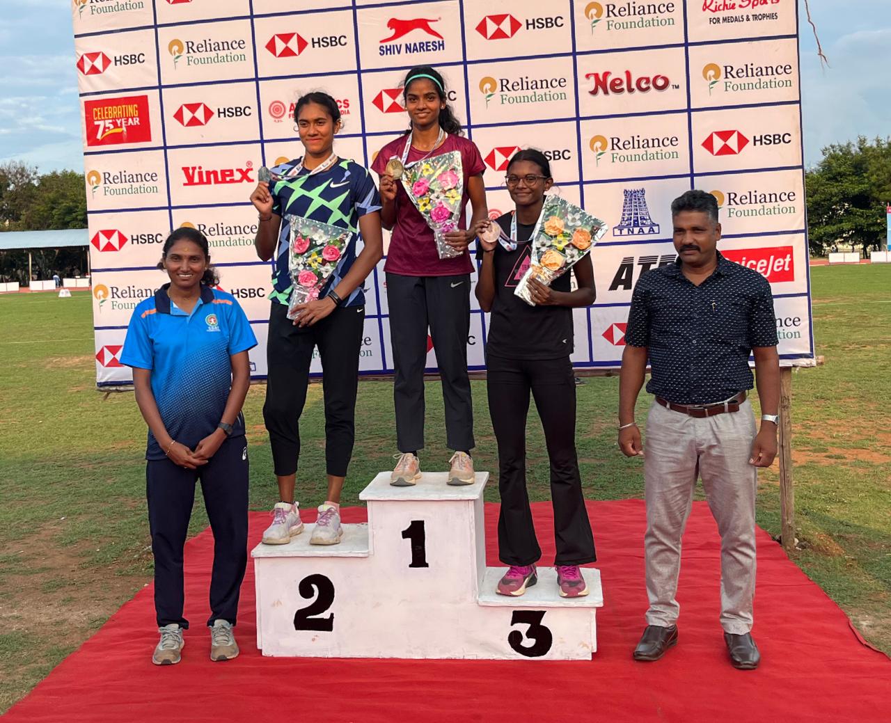 Uttara Kannada Nayana has placed in the Asian Athletics Championship