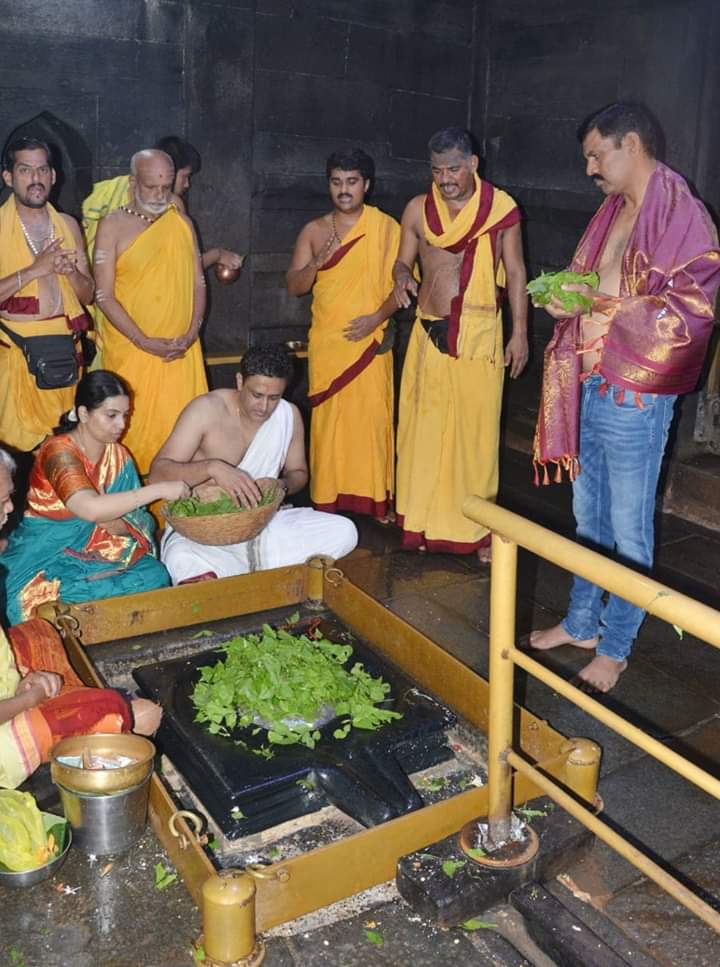 Anil Kumble Visit Gokarna Mahabaleshwar Temple