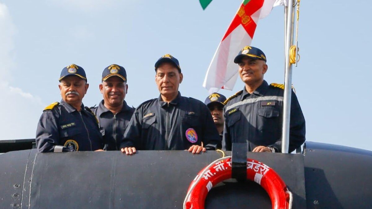 rajnath Singh visit INS kadamba naval base Karwar