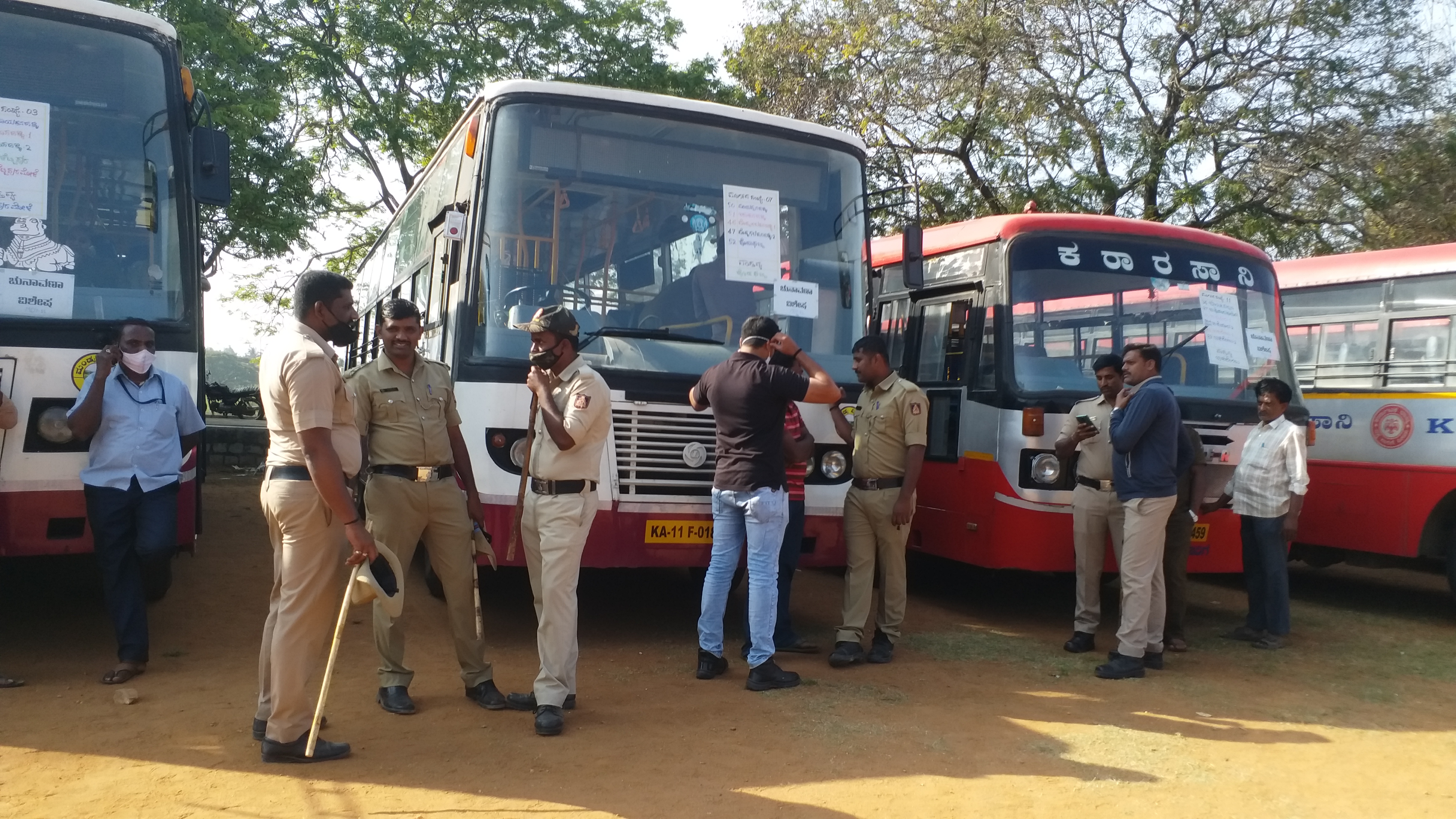 preparation for gram panchayat election in mandya