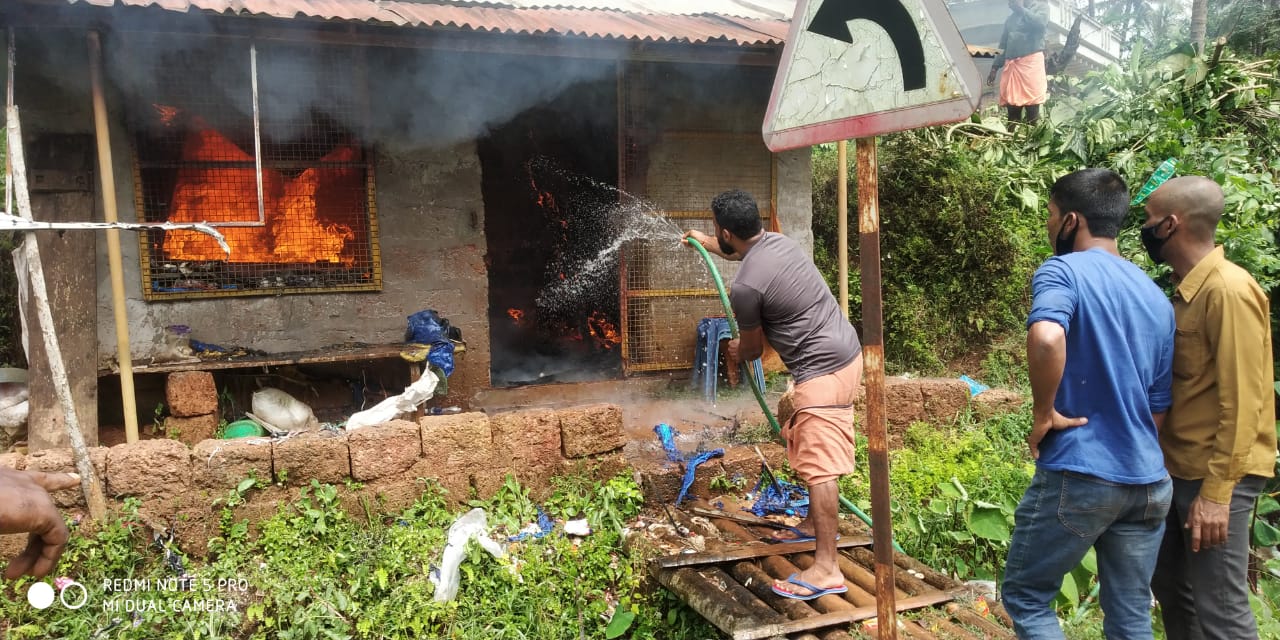 The shop owner who set fire to his shop