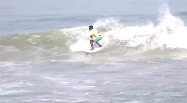 Indian Open surfing competition at Panambur beach