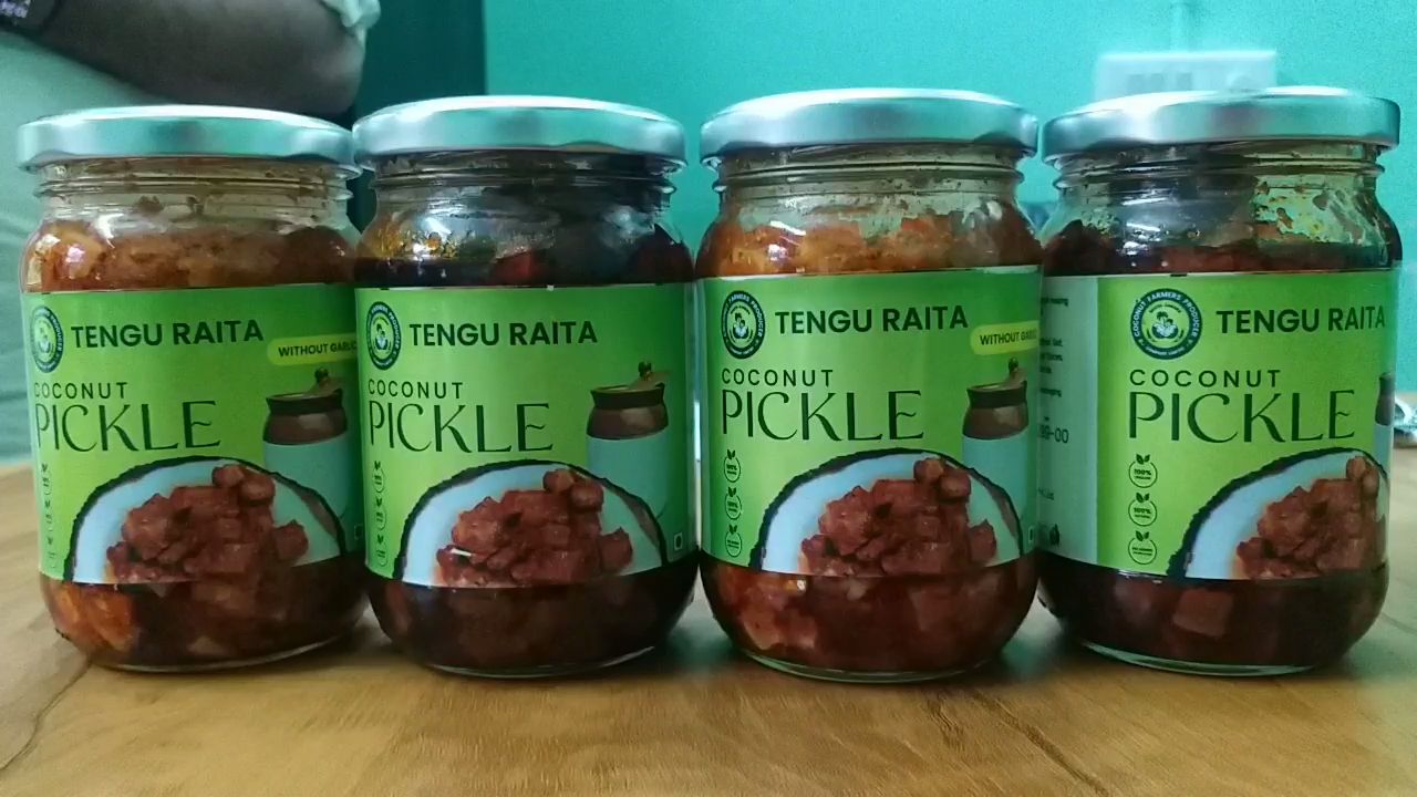 'Bannangayi' (coconut) pickle prepared in Dakshina Kannada