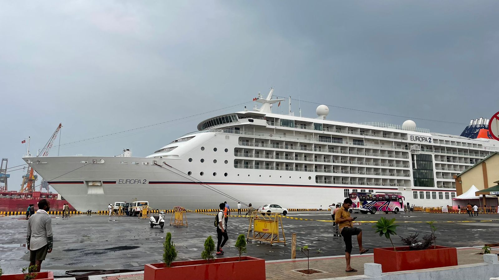 'Europa 2' has arrived at New Mangalore port