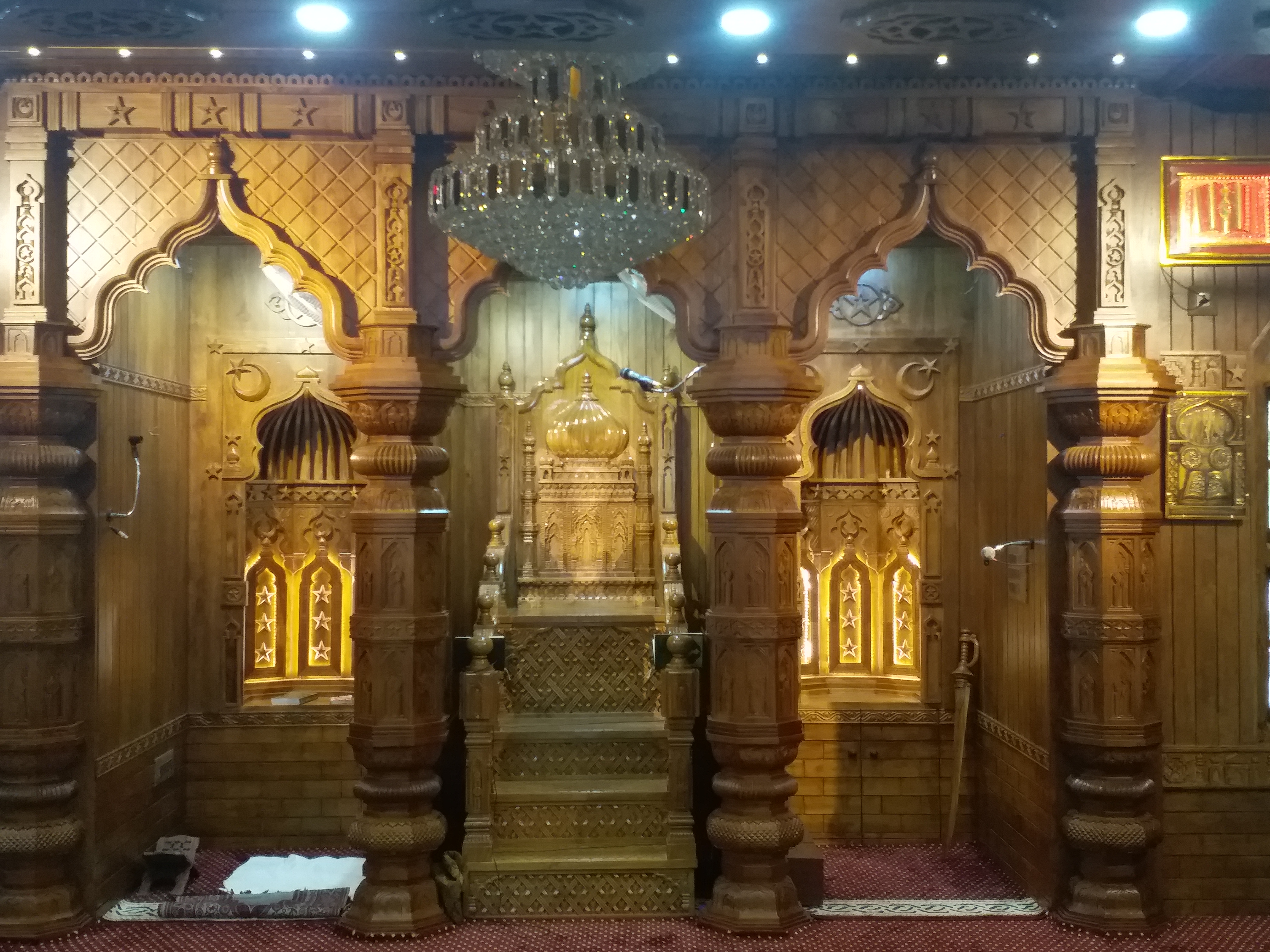 Interior design of masjid