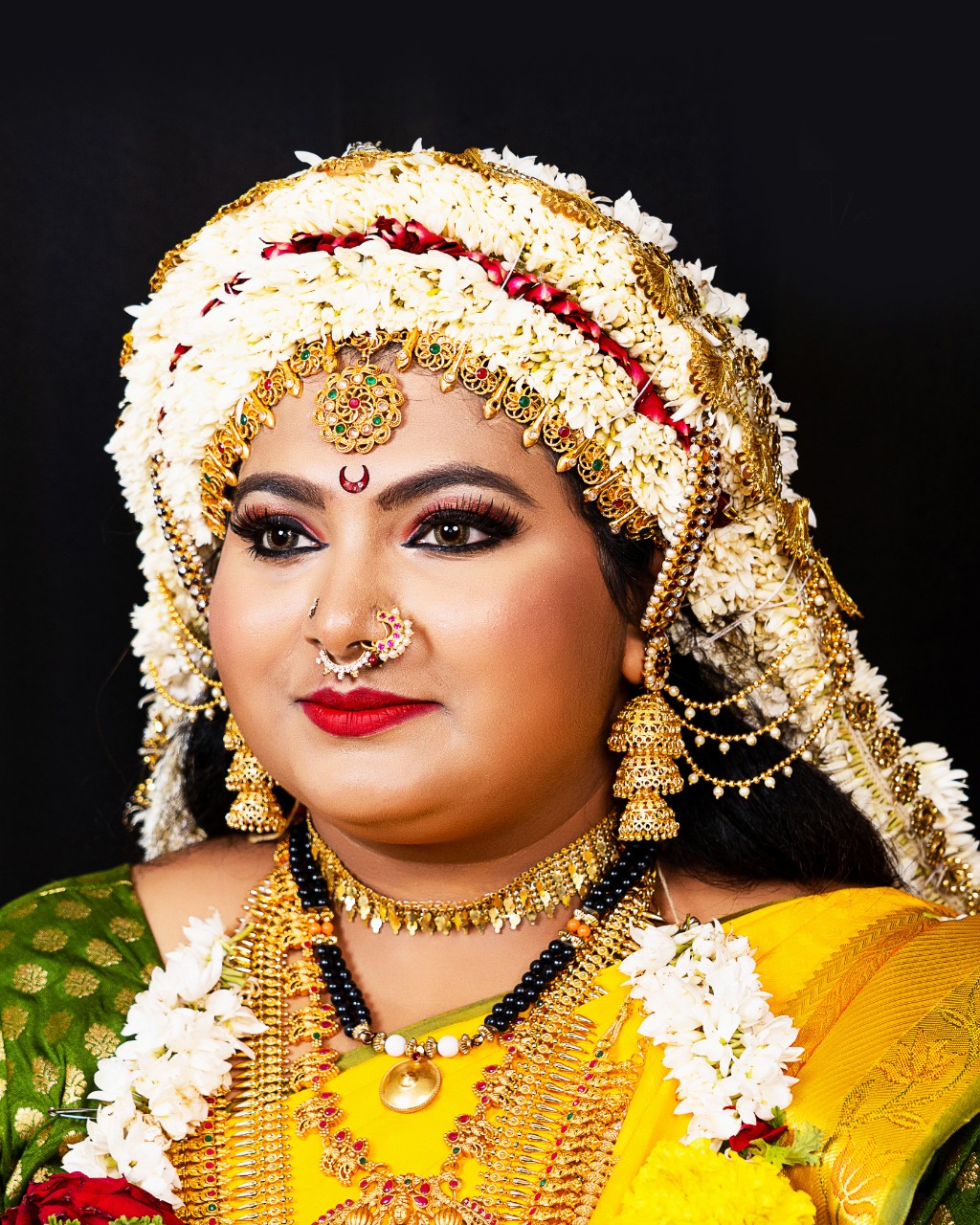 christian lady's photoshoot of sharada mata