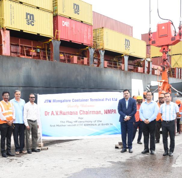 New Mangaluru Port Authority receives first mainline container vessel