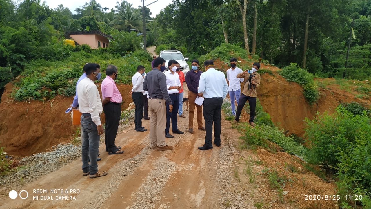 Inspection by DC in Solid Waste Area