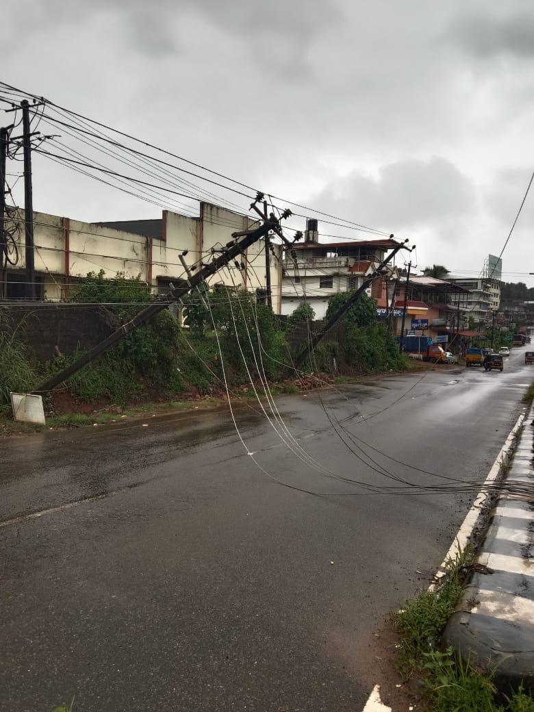 Heavy damage in Bantwal taluk from heavy rain