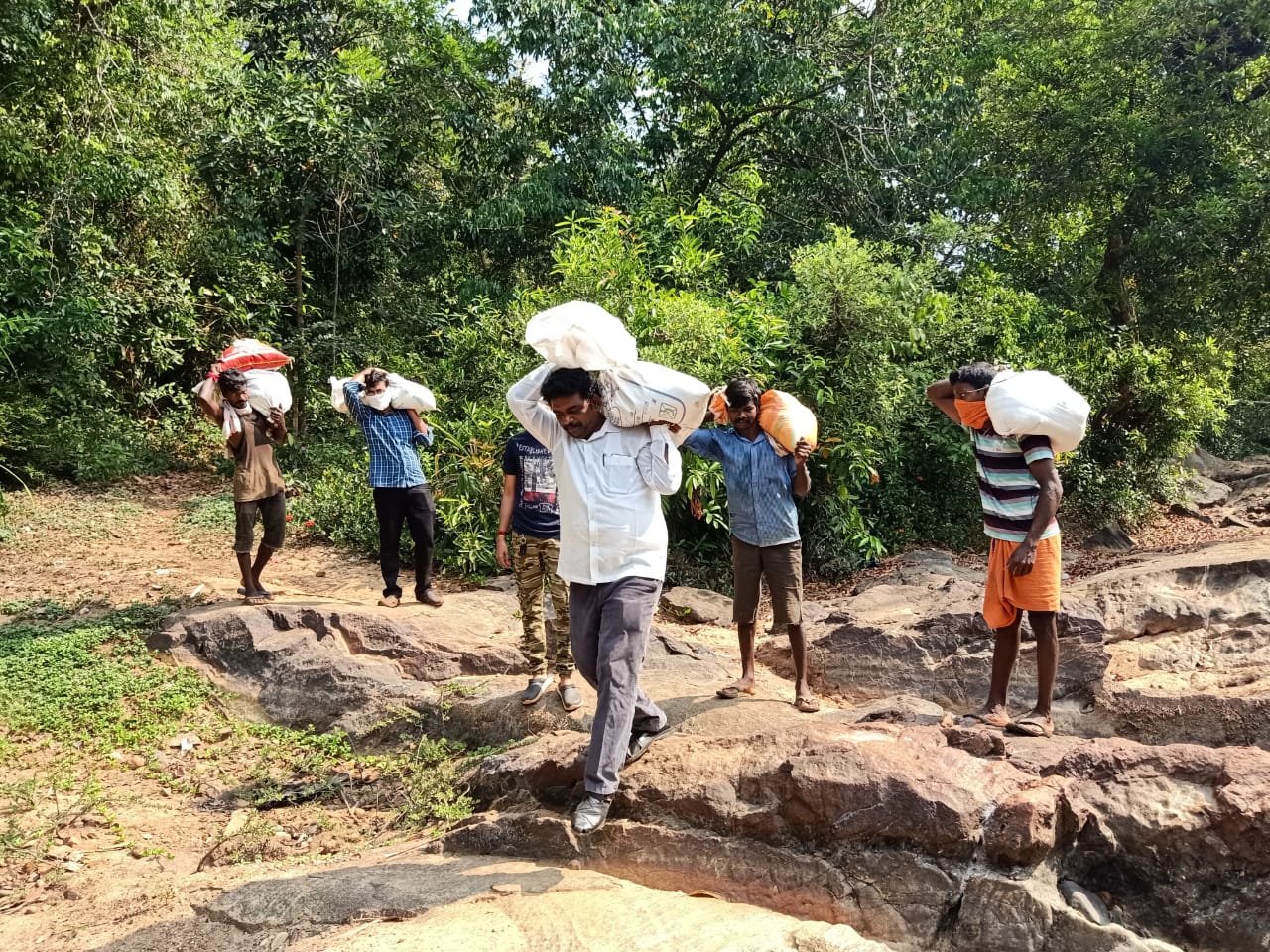 Distribution of essential items in Beltangadi