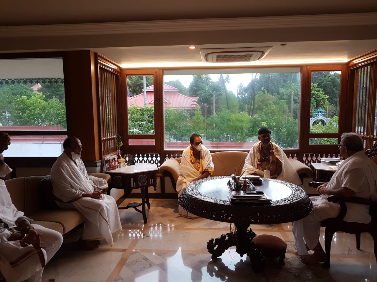 D.K.  Shivakumar Visit to Dharmasthala