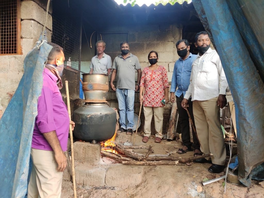 Preparation of illegal marijuana in beltangadi