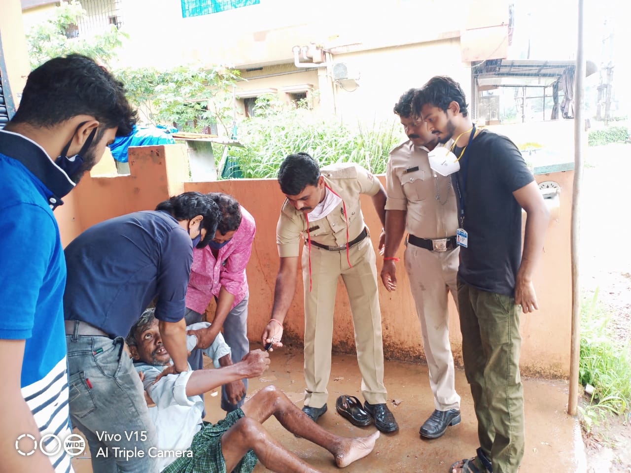 Konaja police first treated a man who had fallen into a fainting mood