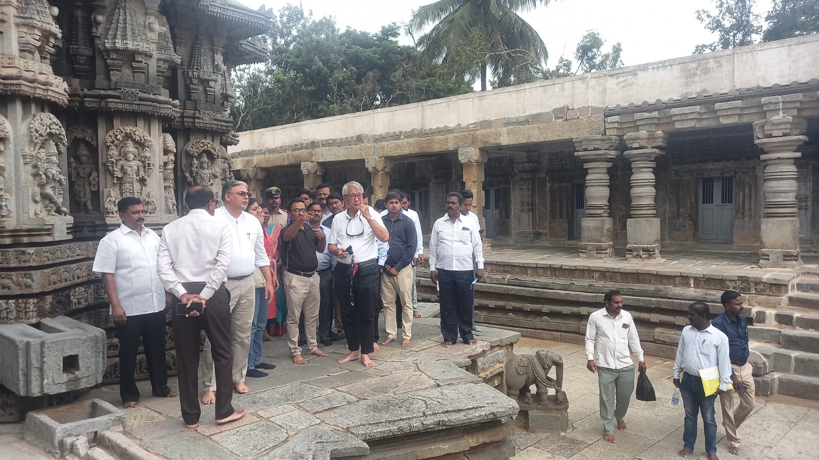 UNESCO experts team visited Somanathapura Keshava Temple