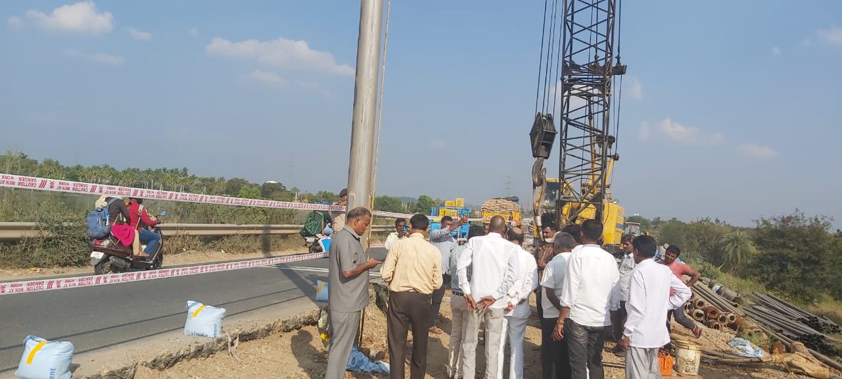 Yateendra Siddaramaiah inspection Mysore-T Naraseepur road