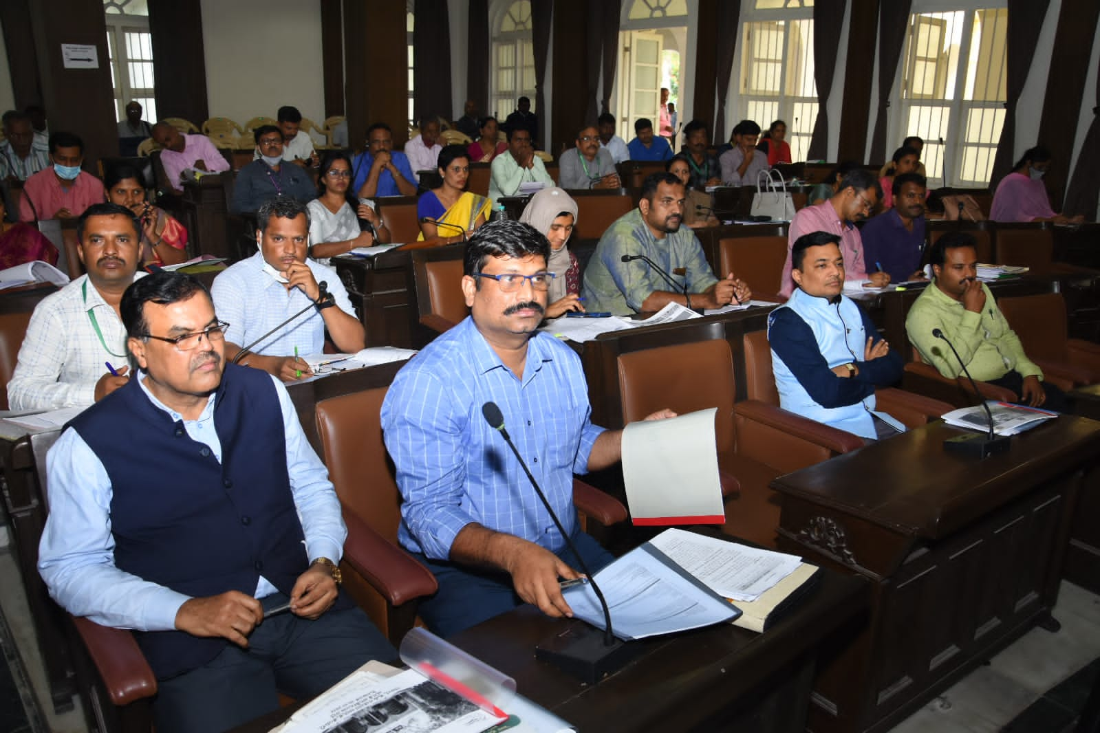 agriculture Progress review meeting in Mysore