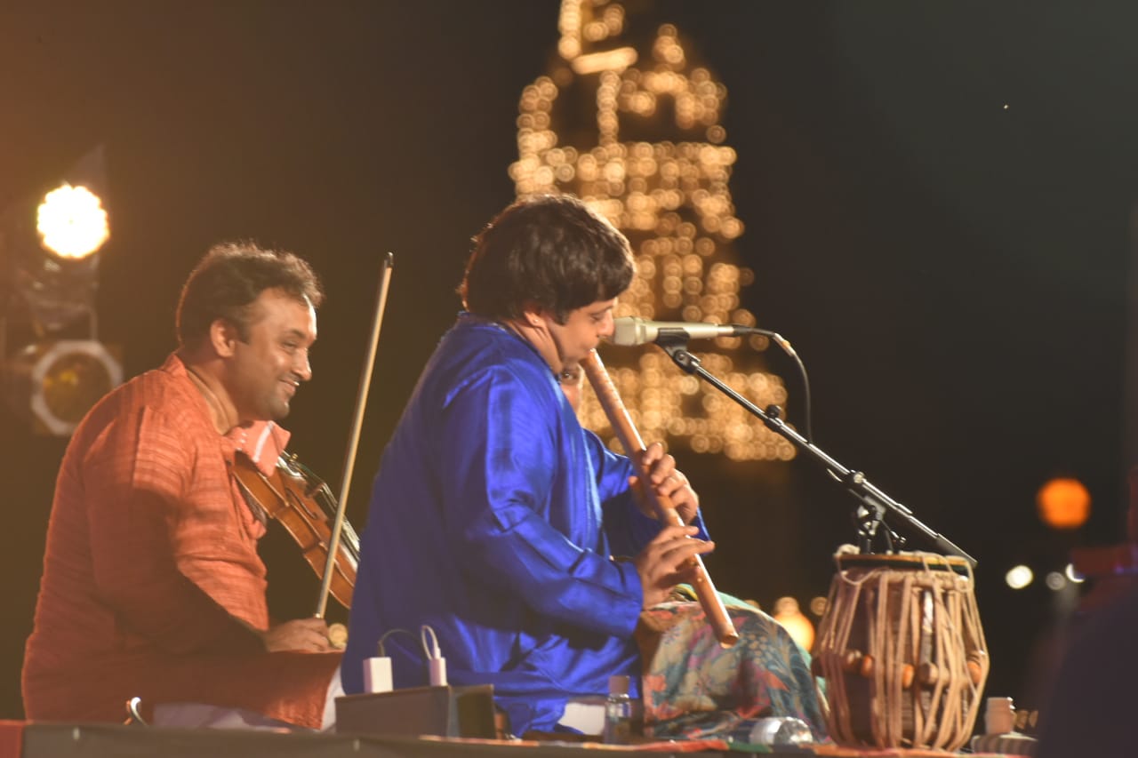 Cultural event at the Mysore Palace premises