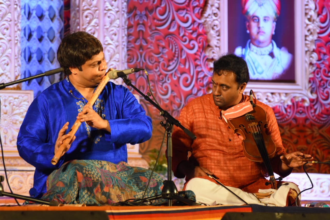 Cultural event at the Mysore Palace premises