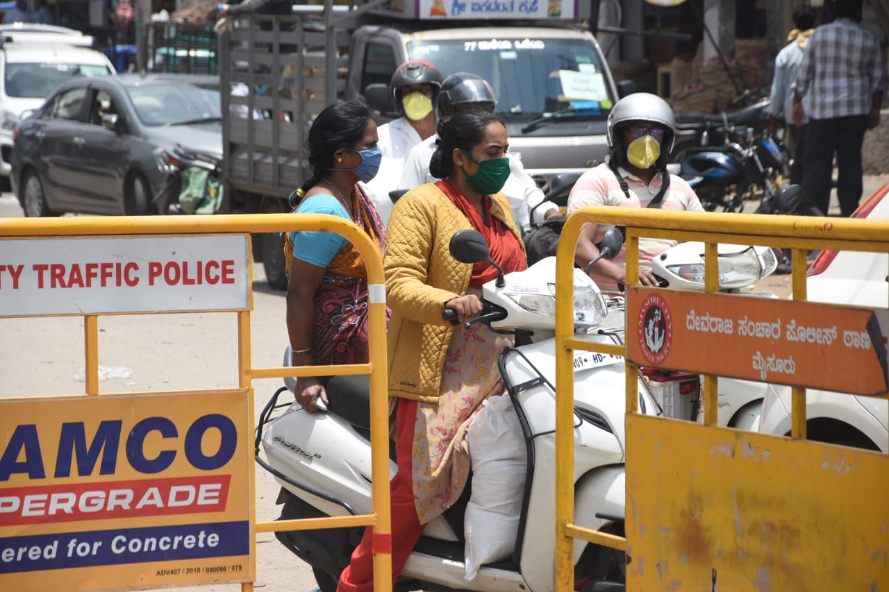 ಮೈಸೂರಿನಲ್ಲಿ ಇಂದಿನಿಂದ ವ್ಯಾಪಾರ ವಹಿವಾಟಿಗೆ ಅನುಮತಿ