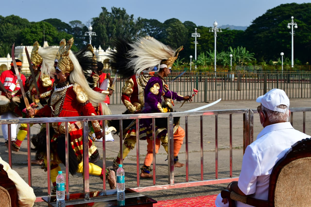 Colourful Photos Of Mysore Jumbo Savari