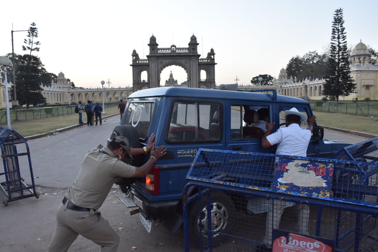 Highalert in Mysore