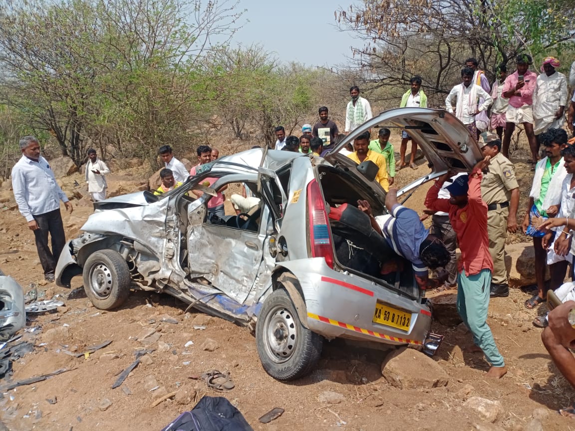 ರಾಯಚೂರಲ್ಲಿ ಅಪಘಾತವಾಗಿ ಮೂವರ ಸಾವು