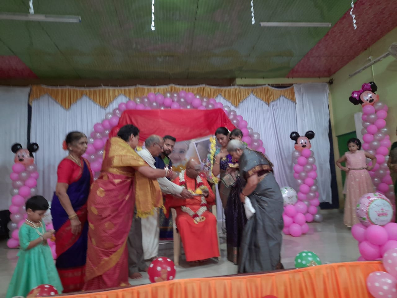 Britain citizen naming ceremony done in bhadravathi