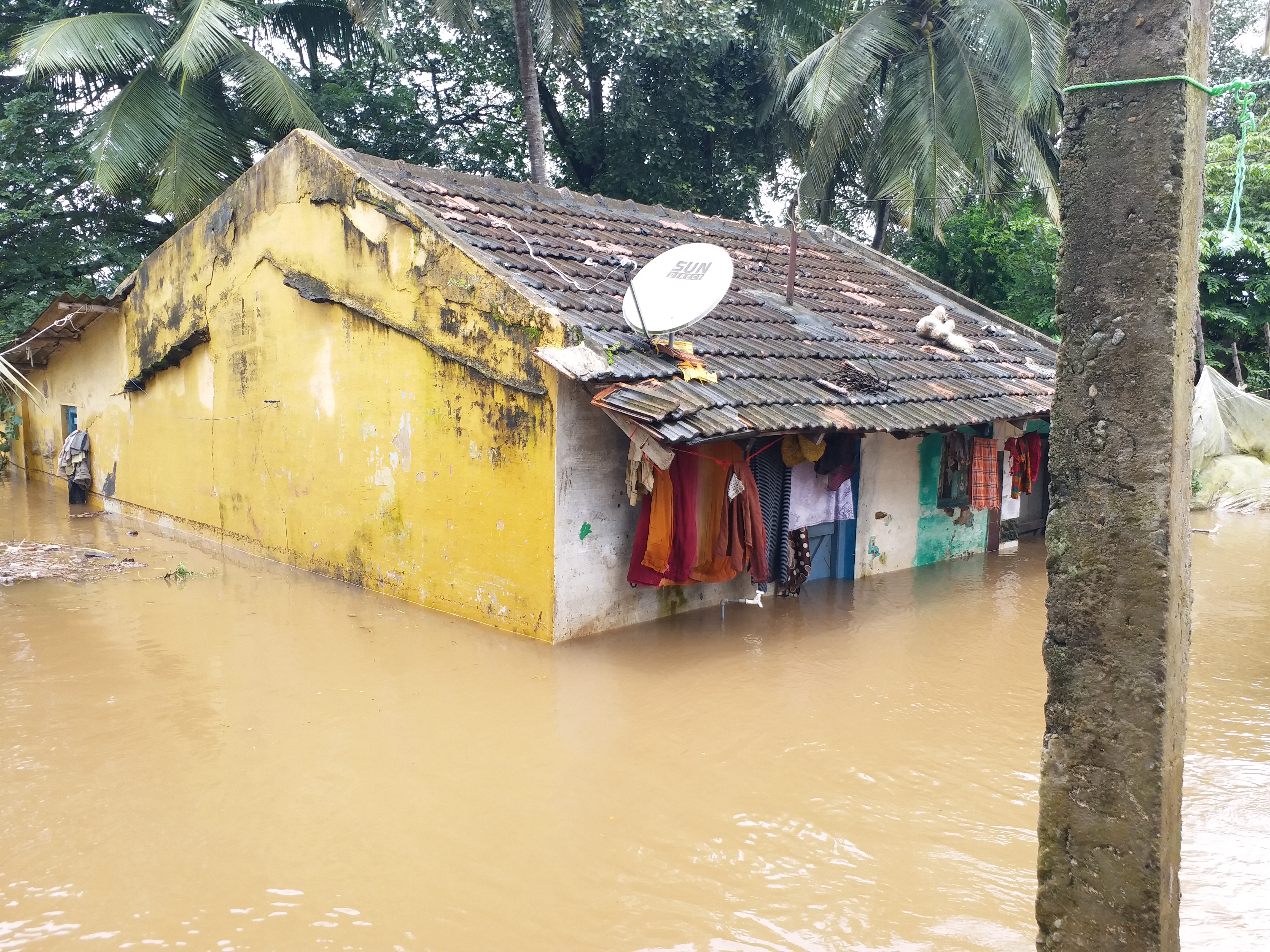 house damage due to rain