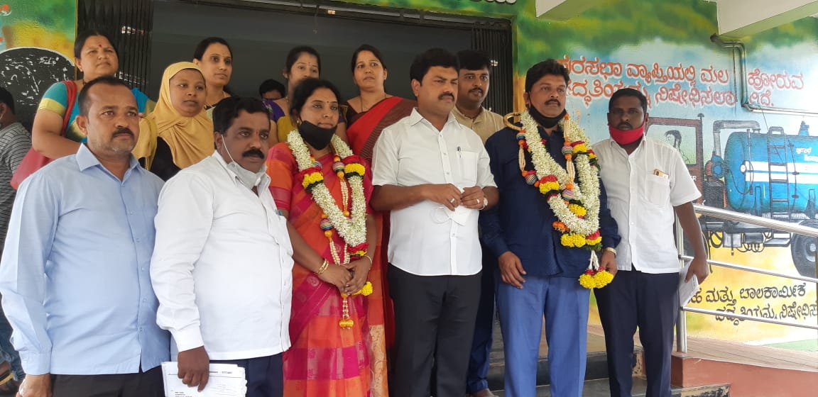 bjp wins in shikaripura municipality