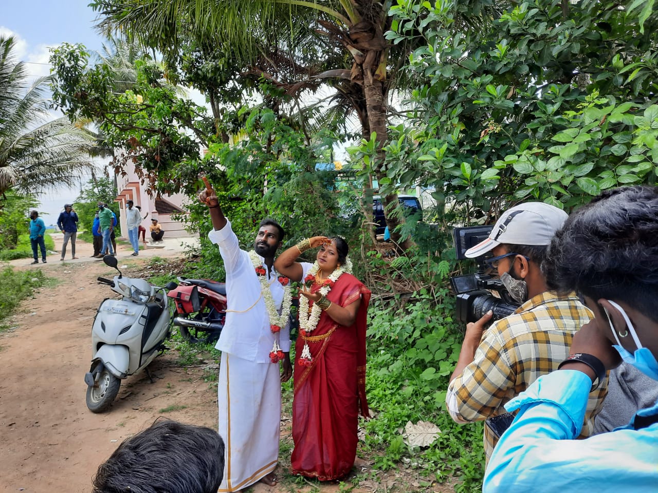 Newly married young women death by corona