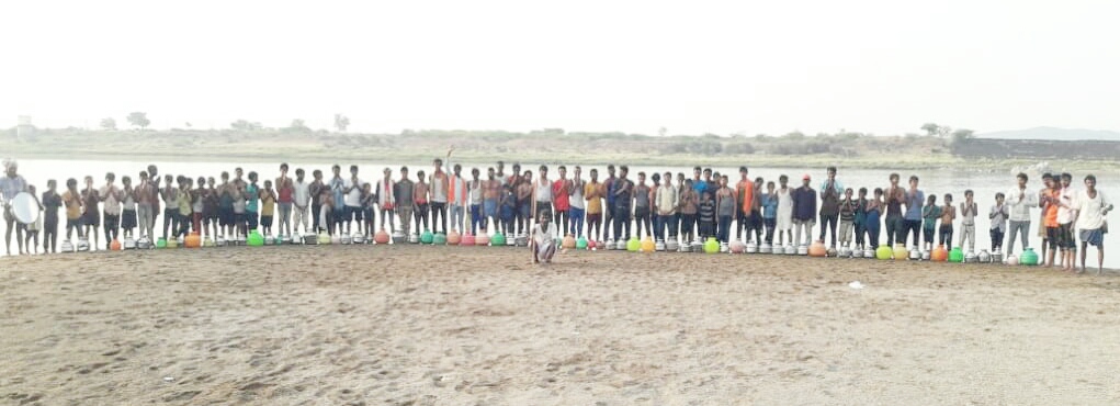 young men who watered God and prayed for the eradication of the corona