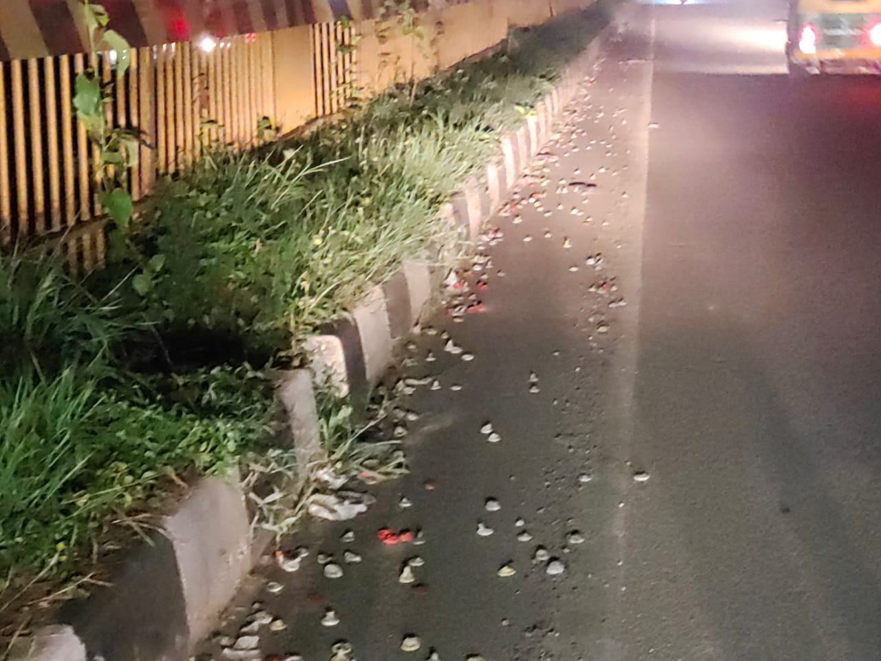 Condoms found on National Highway