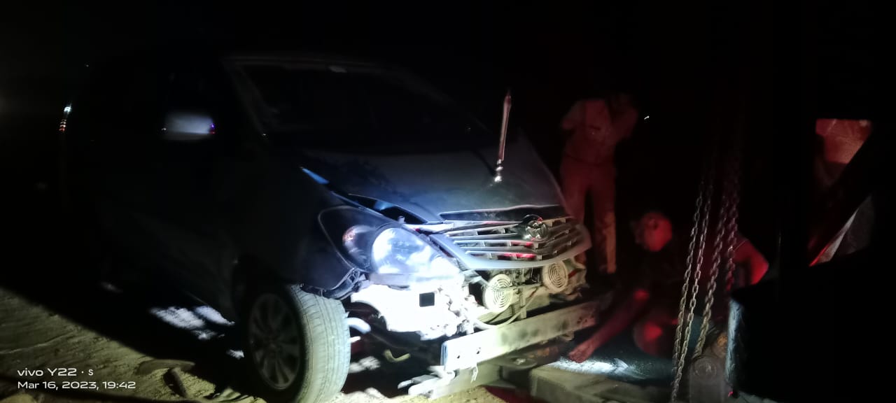 Union Minister Sadhvi Niranjana Jyoti's car accident near Vijayapur