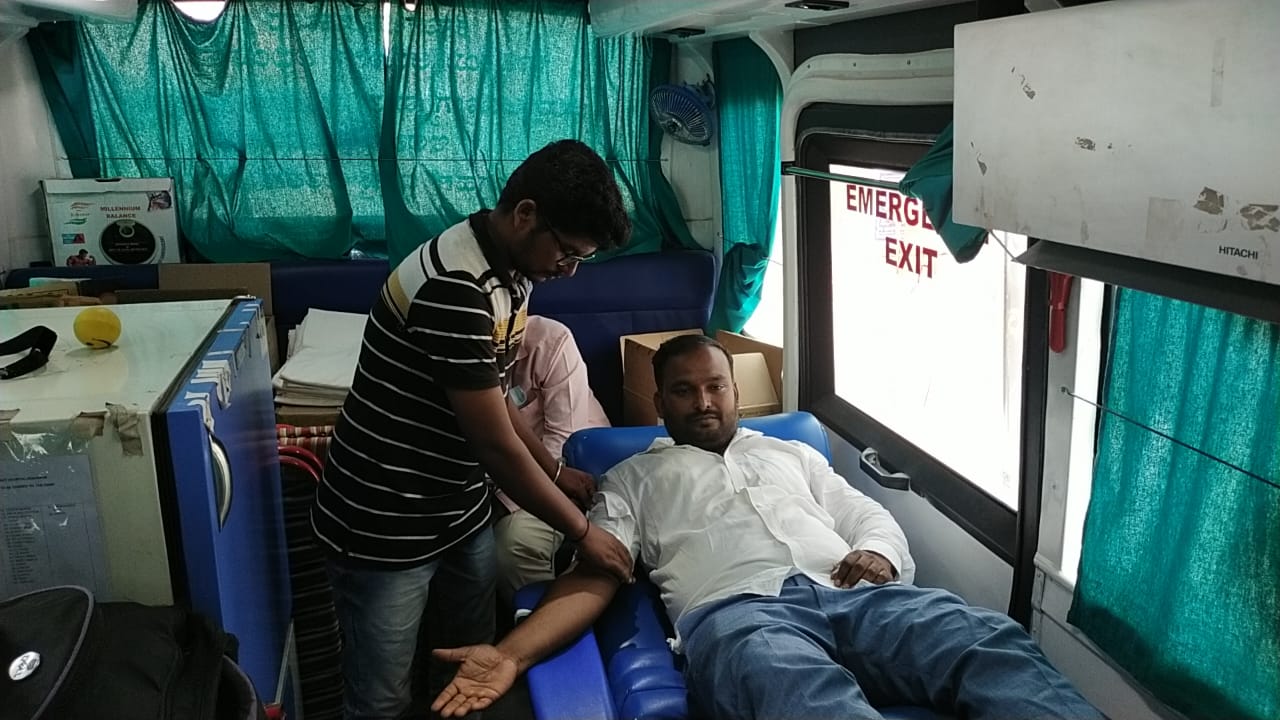 Blood donation in vijayapura