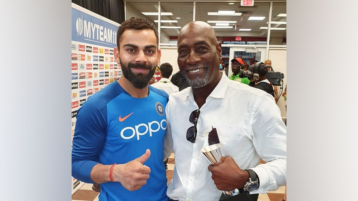 Sunil Gavaskar, Vivian Richards, Virat Kohli, India