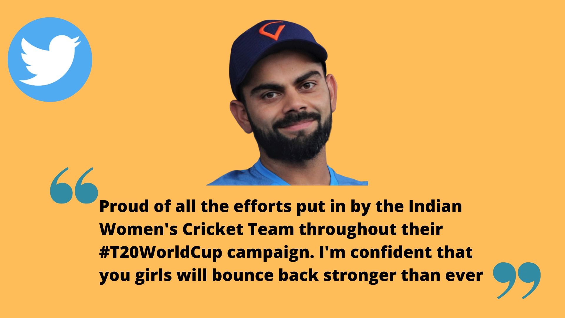 Men's team captain believes India women will bounce back stronger than ever.