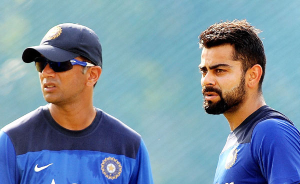 Rahul dravid and virat kohli