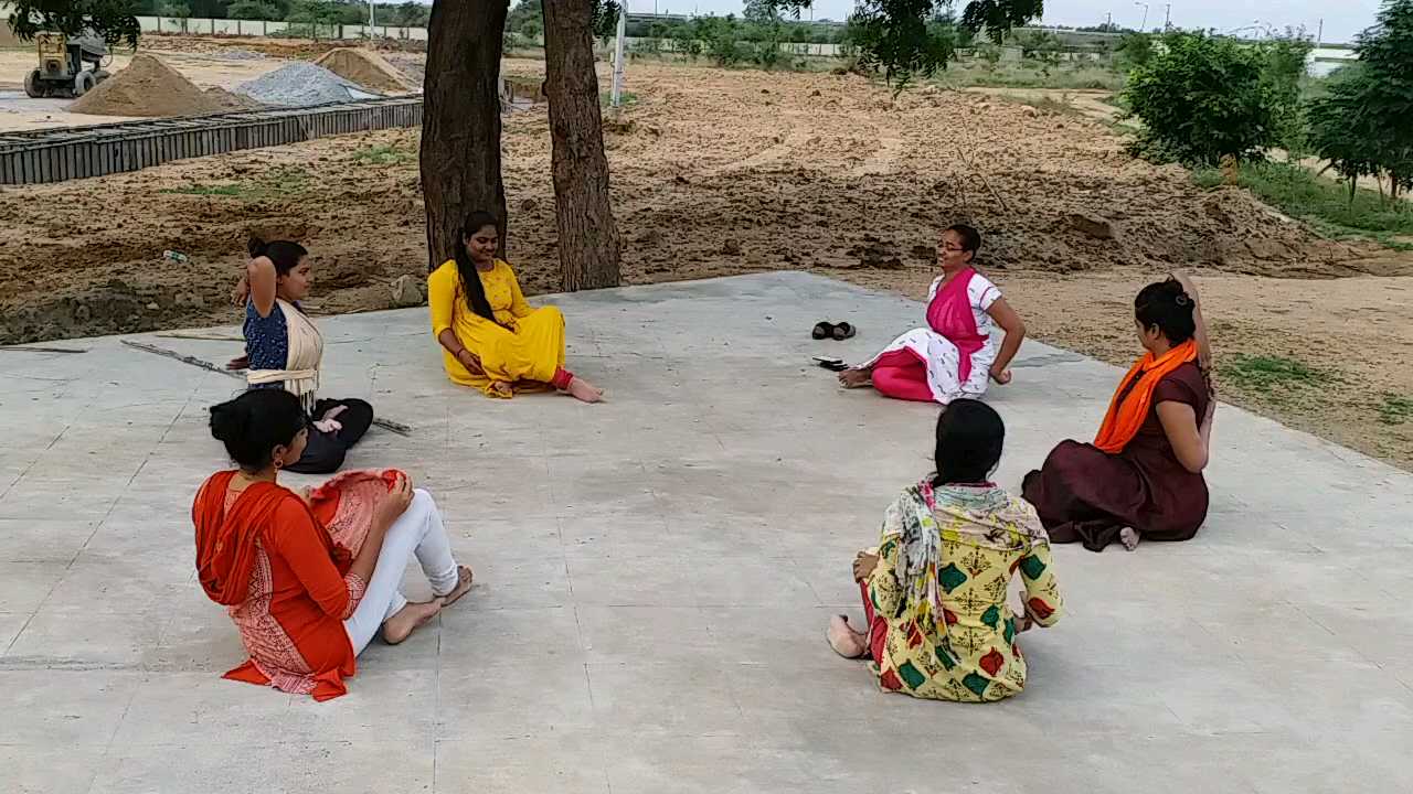 people did yoga at home in karnataka