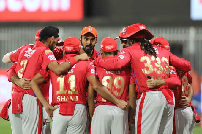 KXIP are currently at the fourth position on the points table.