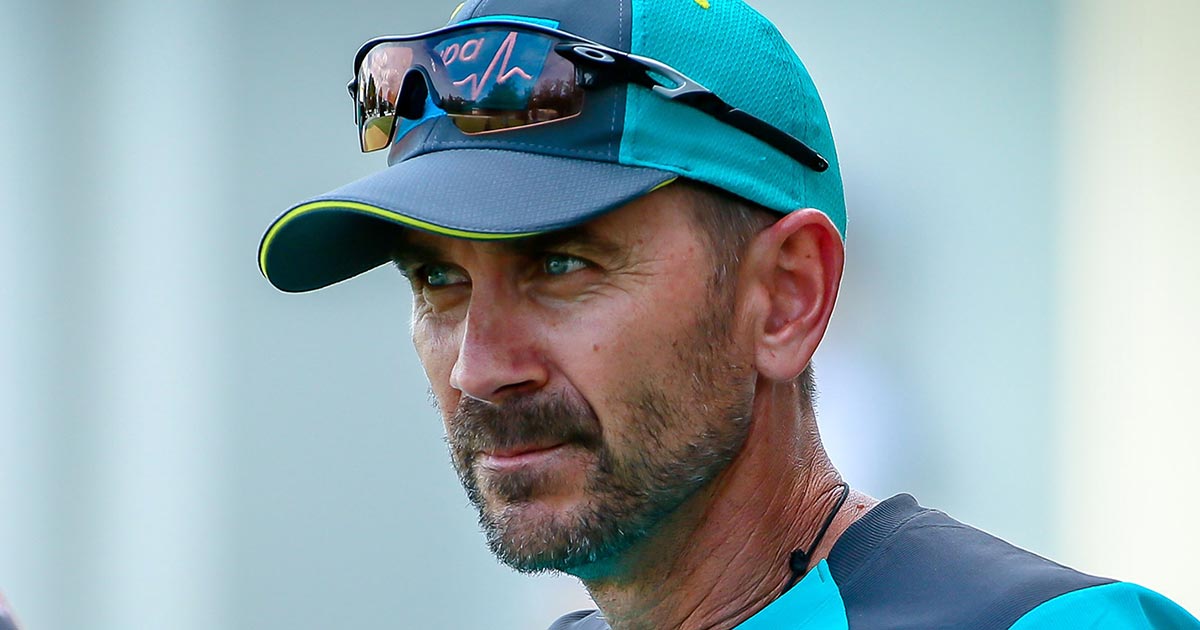 Australia coach Justin Langer.