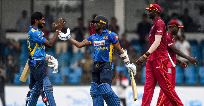 Sri Lanka defeated West Indies by 1 run in the first ODI.