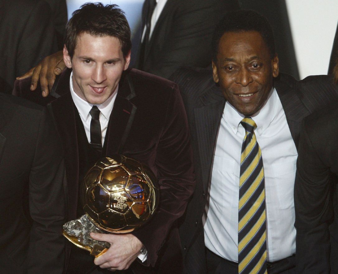 Messi equals Pele's record of most goals for one club