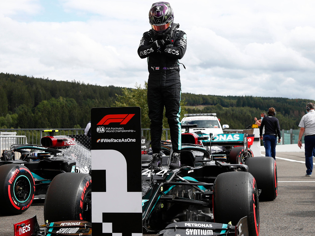 Lewis Hamilton, Chadwick Boseman, Stavelot, Belgian Grand Prix