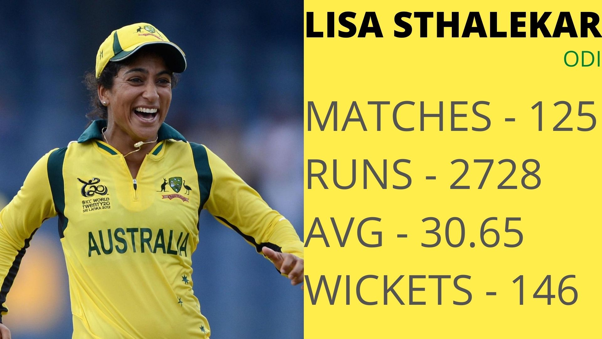 Lisa Sthalekar, ICC Hall of Fame, Australia, all-rounder