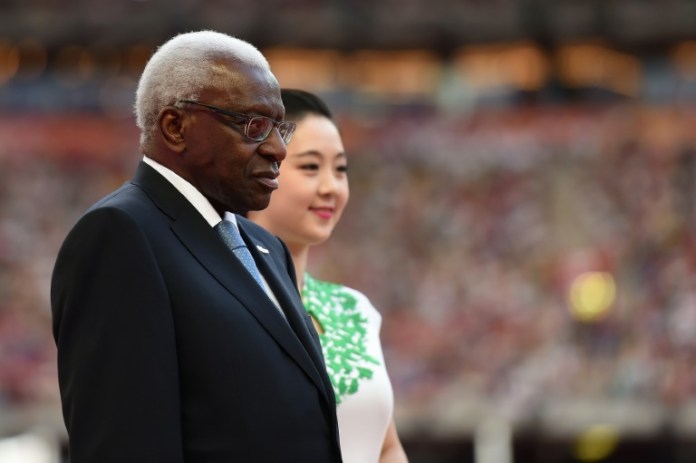 Lamine Diack in Japan