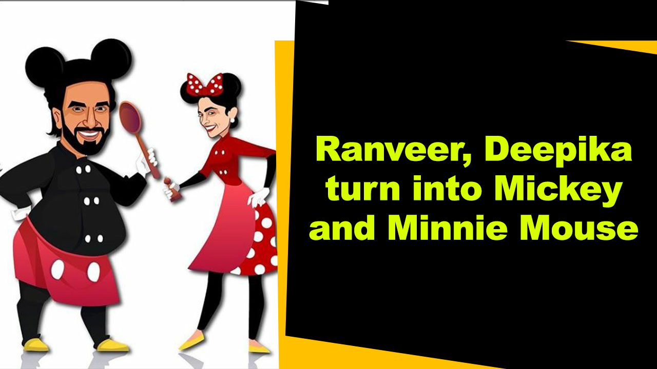 ranveer deepika channel inner mickey and minnie mouse